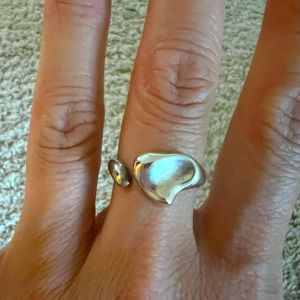 Tiffany & Co Silver Peretti Full Heart Ring